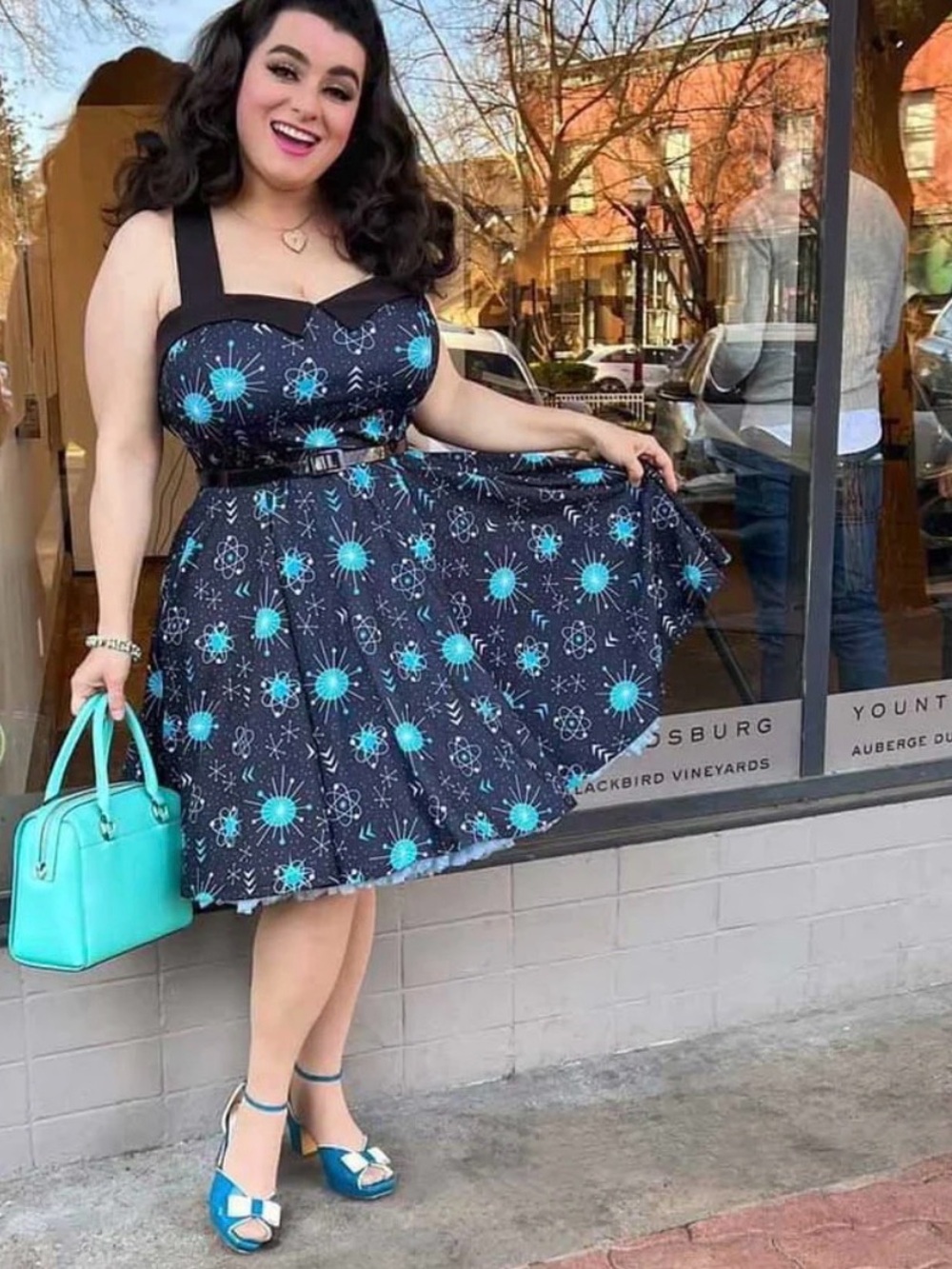 Sourpuss Atomica Pinup Dress - XXL